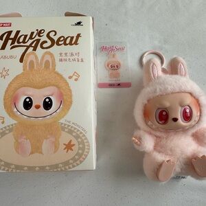 Authentic Labubu Have a Seat Series Open Box